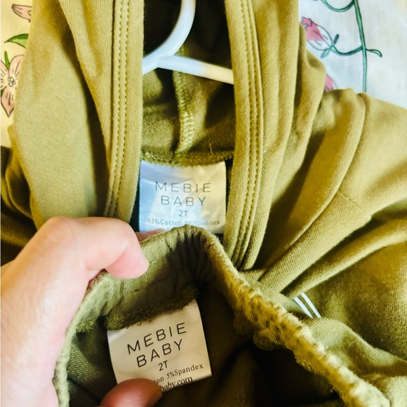 Mebie baby Olive green jogger set 2y - Picture 4 of 4